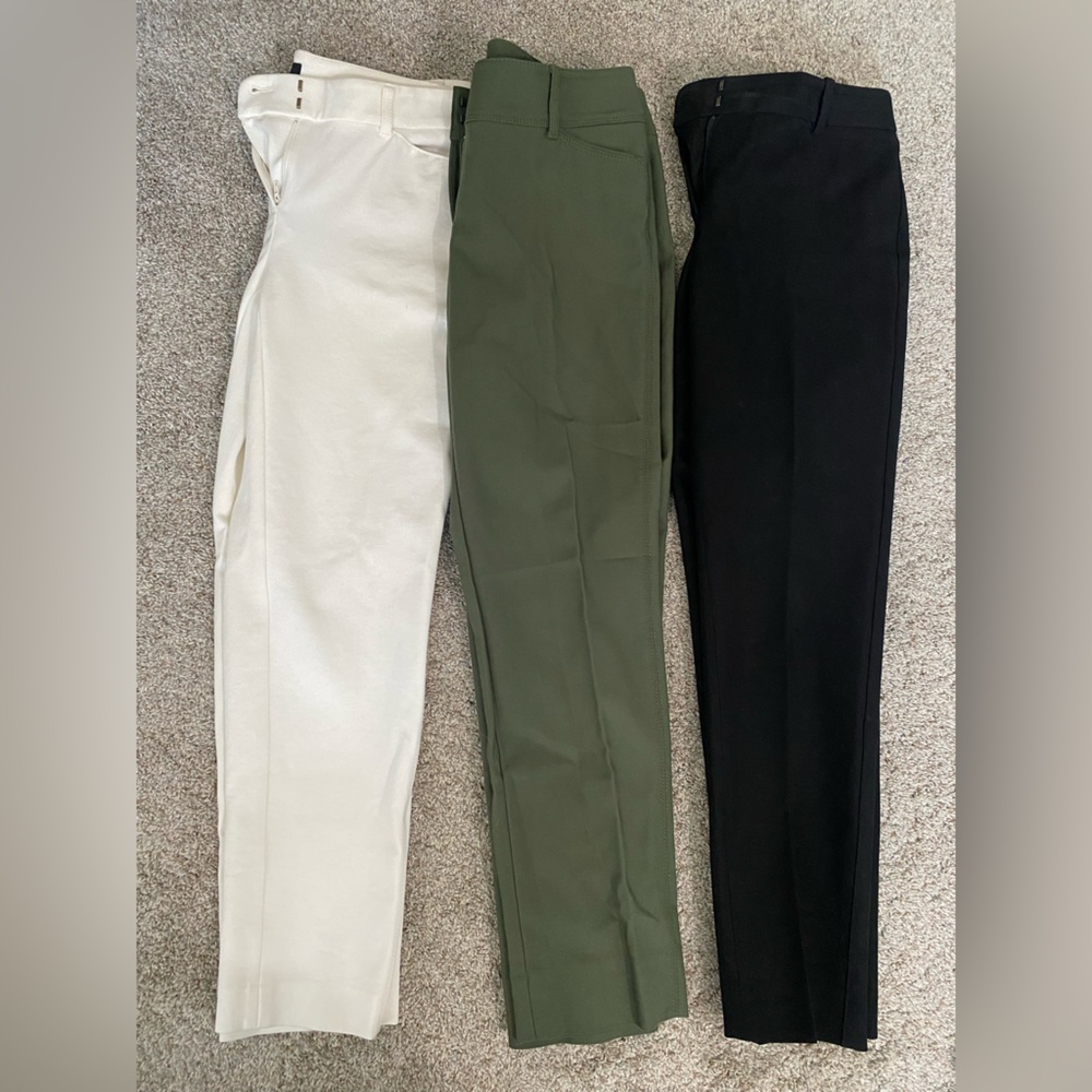 Accepting offers- WHBM Women’s Pants - Olive, Black, Cream